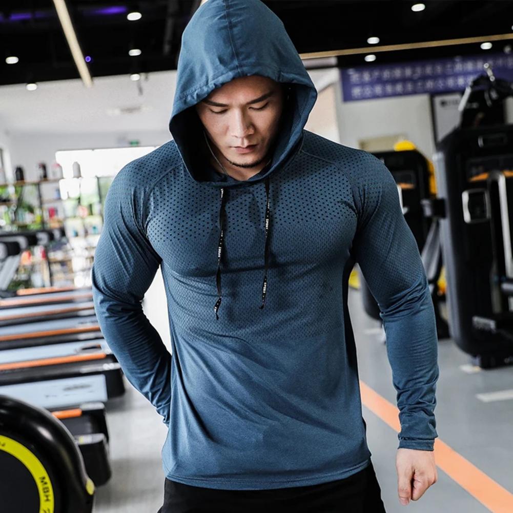 Outdoor Sport Hoodie - Herren Fitness Trainingsanzug Laufen Sport Hoodie