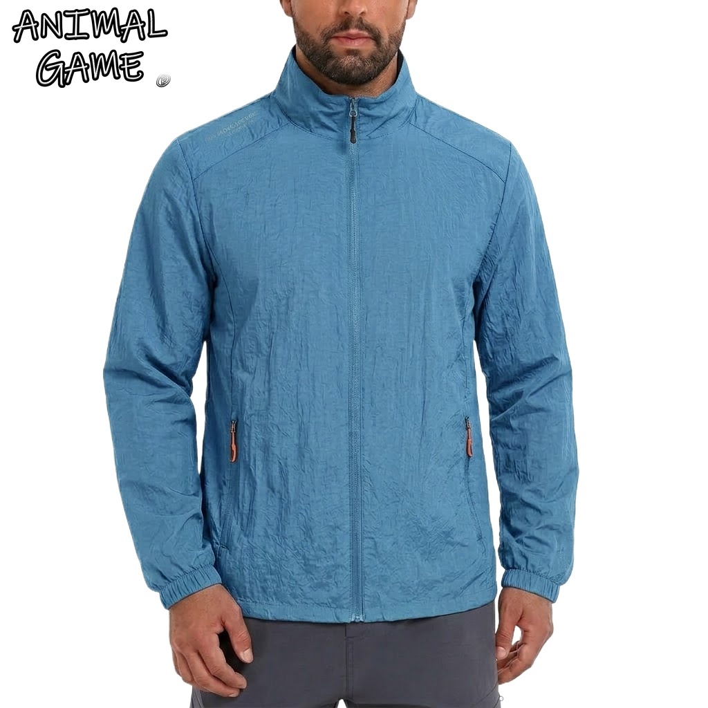 Outdoor Sport Jacket Men - Herren UPF50+ Performance Sonnenschutzjacke Atmungsaktive Sport-Wasserdichte