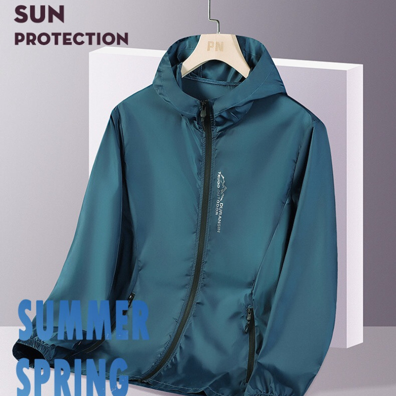 Outdoor Sport Jacket Men - UPF50+ Sommer Outdoor Schnelltrocknende Sonnenschutz-Dünnjacke für