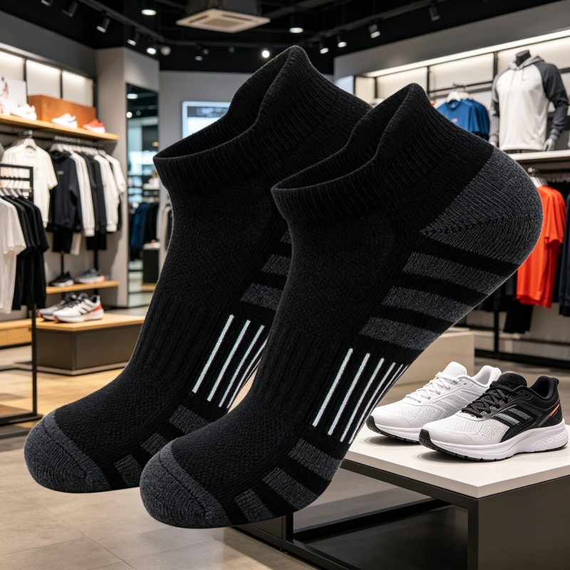 Outdoor Sports Activities - Socken, Unisex, niedrig geschnitten, gepolsterte Knöchelsportsocken,