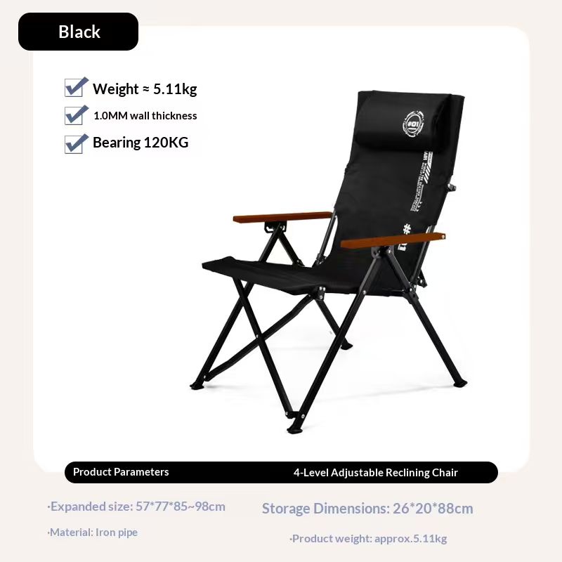 Klappbarer Hochlehner-Strand-  – Outdoor Sport Chairs Bewertung und Preis